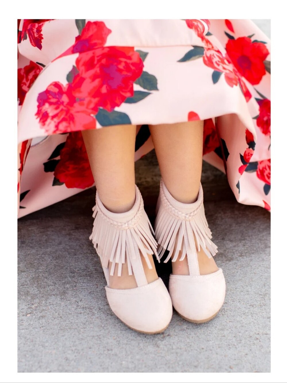 Joyfolie Fennah Flat In Rose Tan